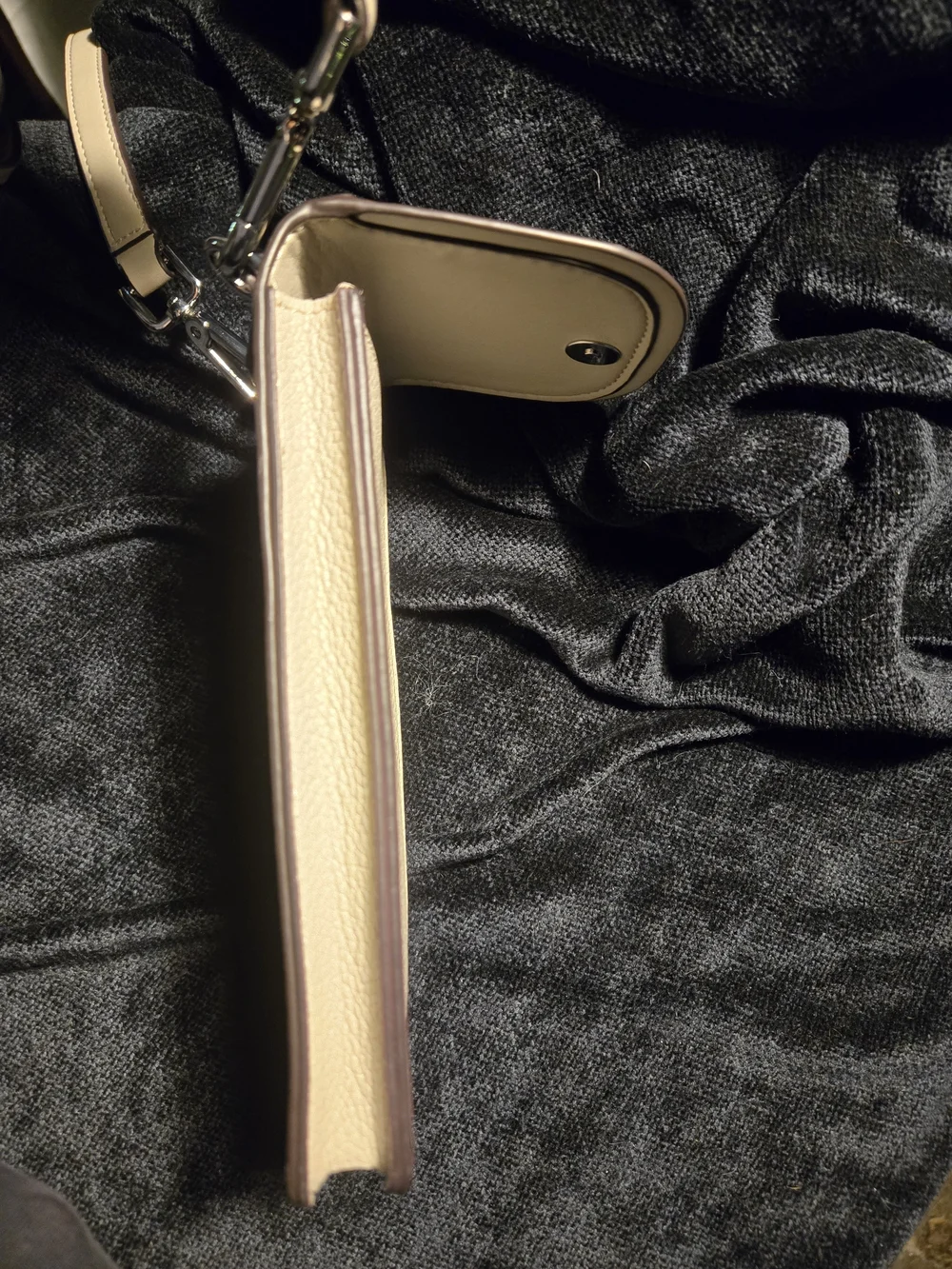 Calvin Klein Beige Crossbody Phone Pouch - Picture 4 of 9